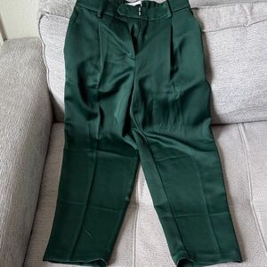LOFT Women's Dark Green Trousers